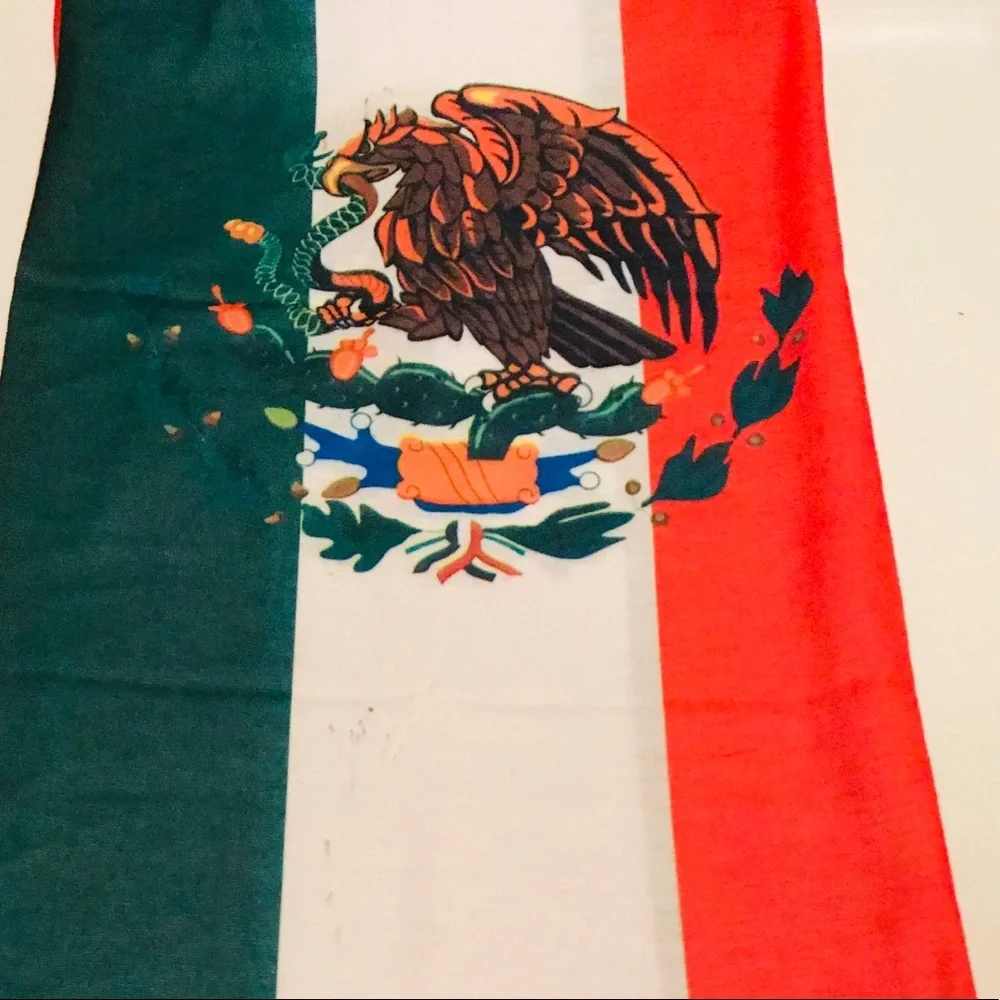 Mexican Flag Mexico 16 n 1 Neck Gaiter Face Cover Dust Mask Biker Rag